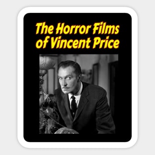 The Horror Films of Vincent Price Sticker